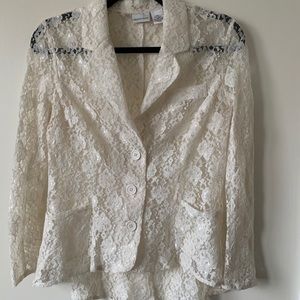 Lace blazer